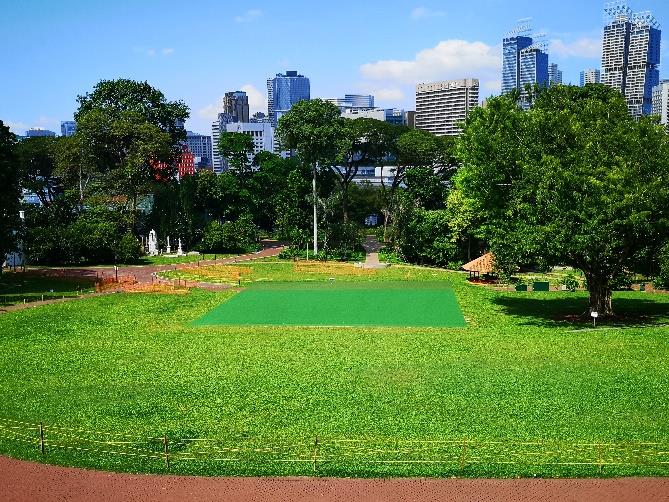 Fort Canning Green at Fort Canning Park, photograph 3 of 5