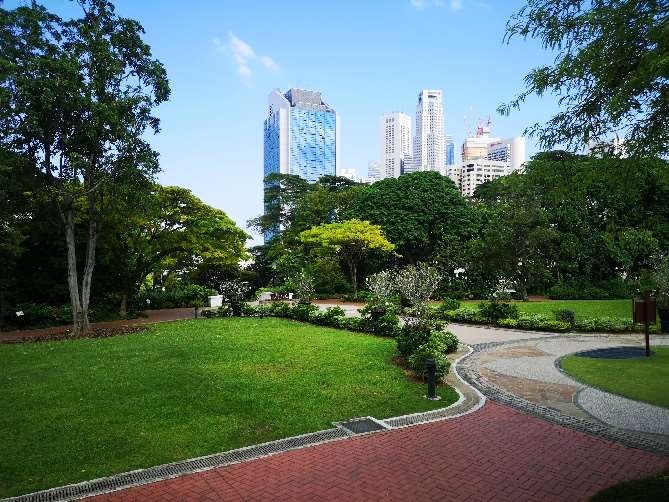 Raffles Garden at Fort Canning Park