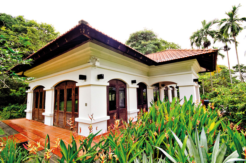 Raffles House and Lawn at Fort Canning Park, photograph 2 of 7